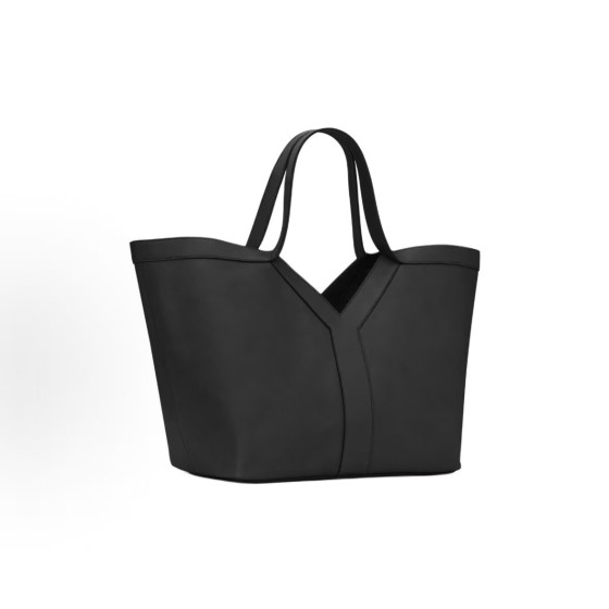 SAINT LAURENT YSL Y Cabas brand Logo hook buckle Tote bag, Tote bag, shopping bag, handbag, women\'s style, black